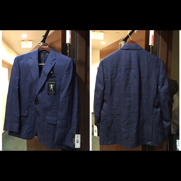 100% Authentic Ralph Lauren Blue Suit Separate(38)
